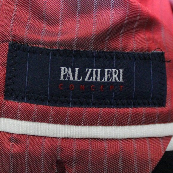 PAL ZILERI Concert SZ 46L Black Wool Sport Jacket Blazer Made in Italy - Picture 3 of 12